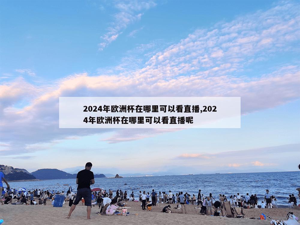 2024年欧洲杯在哪里可以看直播,2024年欧洲杯在哪里可以看直播呢