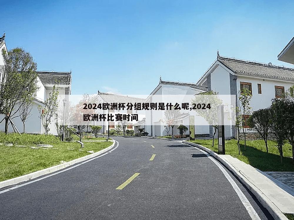 2024欧洲杯分组规则是什么呢,2024欧洲杯比赛时间