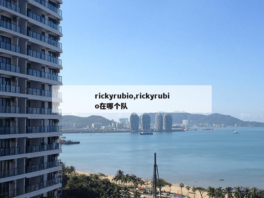 rickyrubio,rickyrubio在哪个队